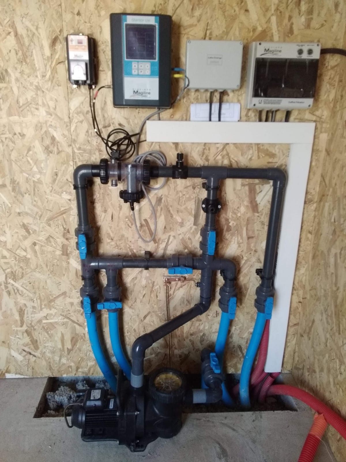 Local technique piscine Magiline Cholet